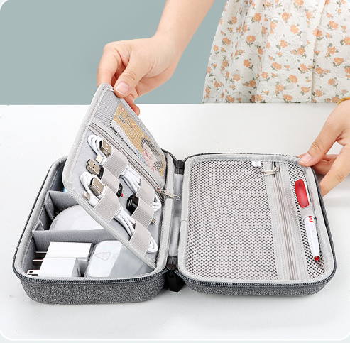Tech Accessories Hard Case - Portable Waterproof EVA Hard Shell Tech
