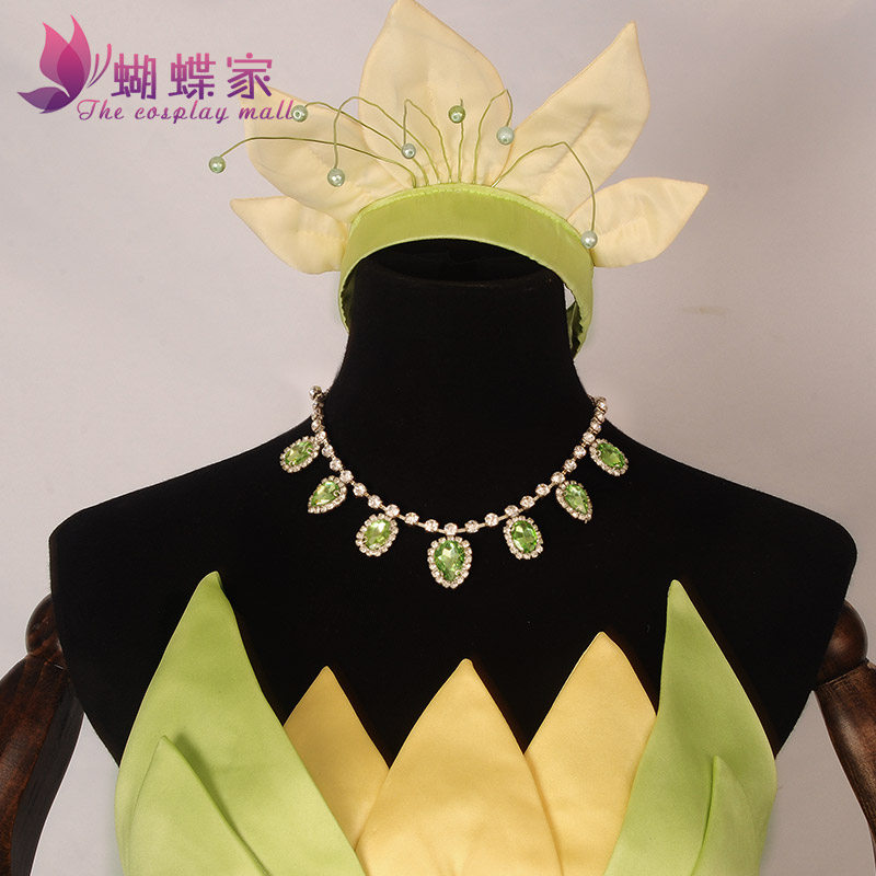 Princess Tiana Dress Cosplay C - Tech Hair Accessories 评论和价格