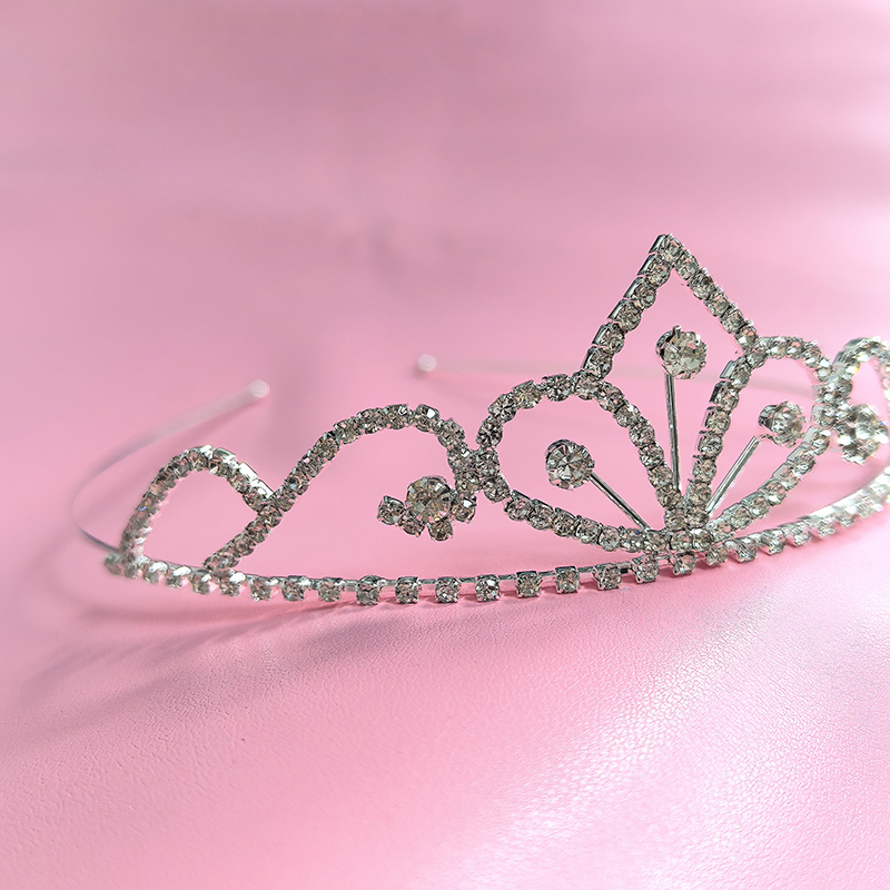 Silver Color Rhinestone Bridal - Tech Hair Accessories 评论和价格
