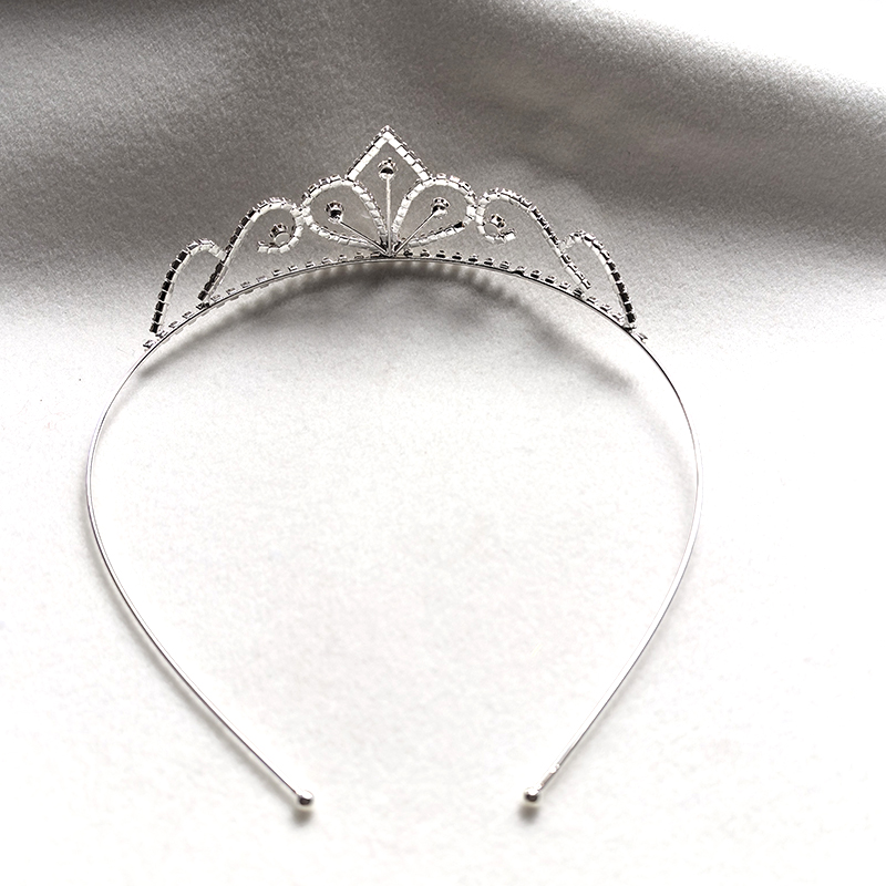 Silver Color Rhinestone Bridal - Tech Hair Accessories 评论和价格