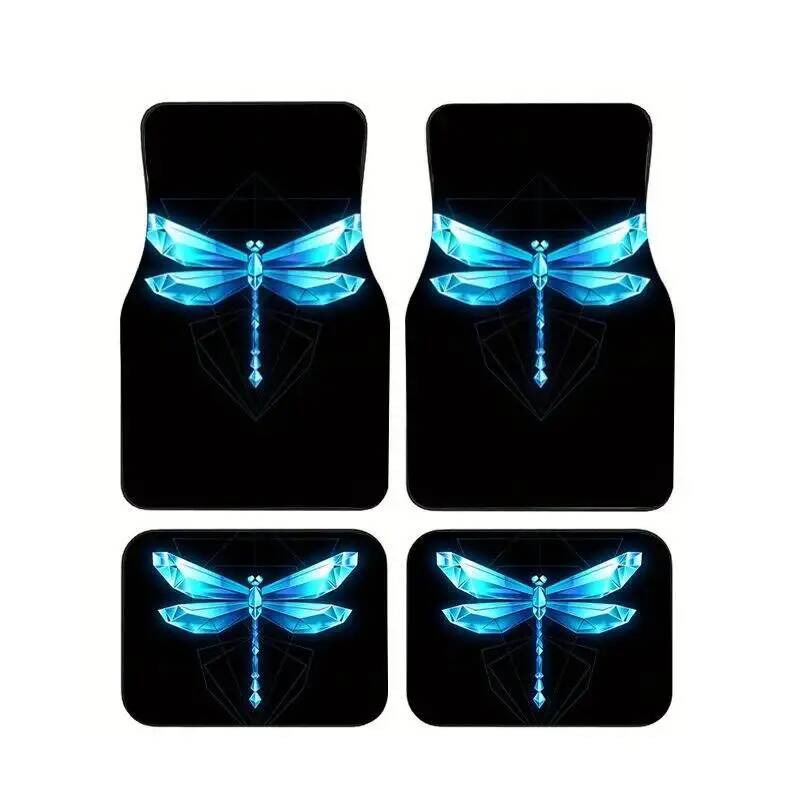 4Pcs Blue Crystal Dragonfly Bl - Universal Tech Accessories 评论和价格