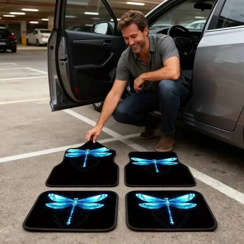 4Pcs Blue Crystal Dragonfly Bl - Universal Tech Accessories 评论和价格