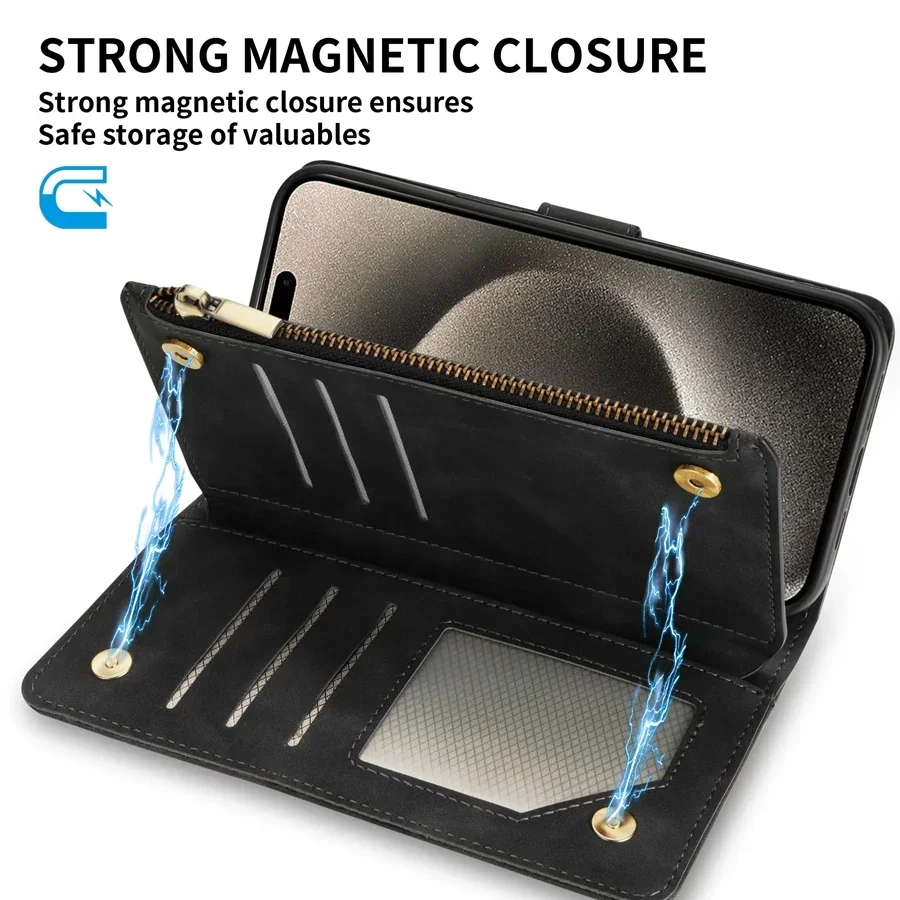 Wallet Multi-card Zipper Kicks - Tech Accessories Iphone 评论和价格