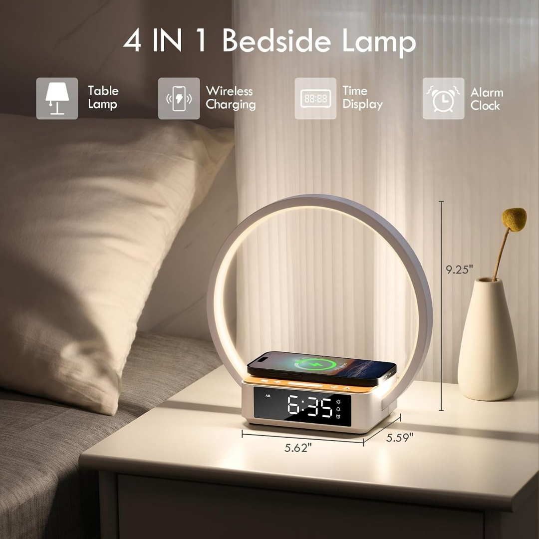 WILIT Touch Bedside Lamp with  - Wireless Charger 3 In 1 评论和价格