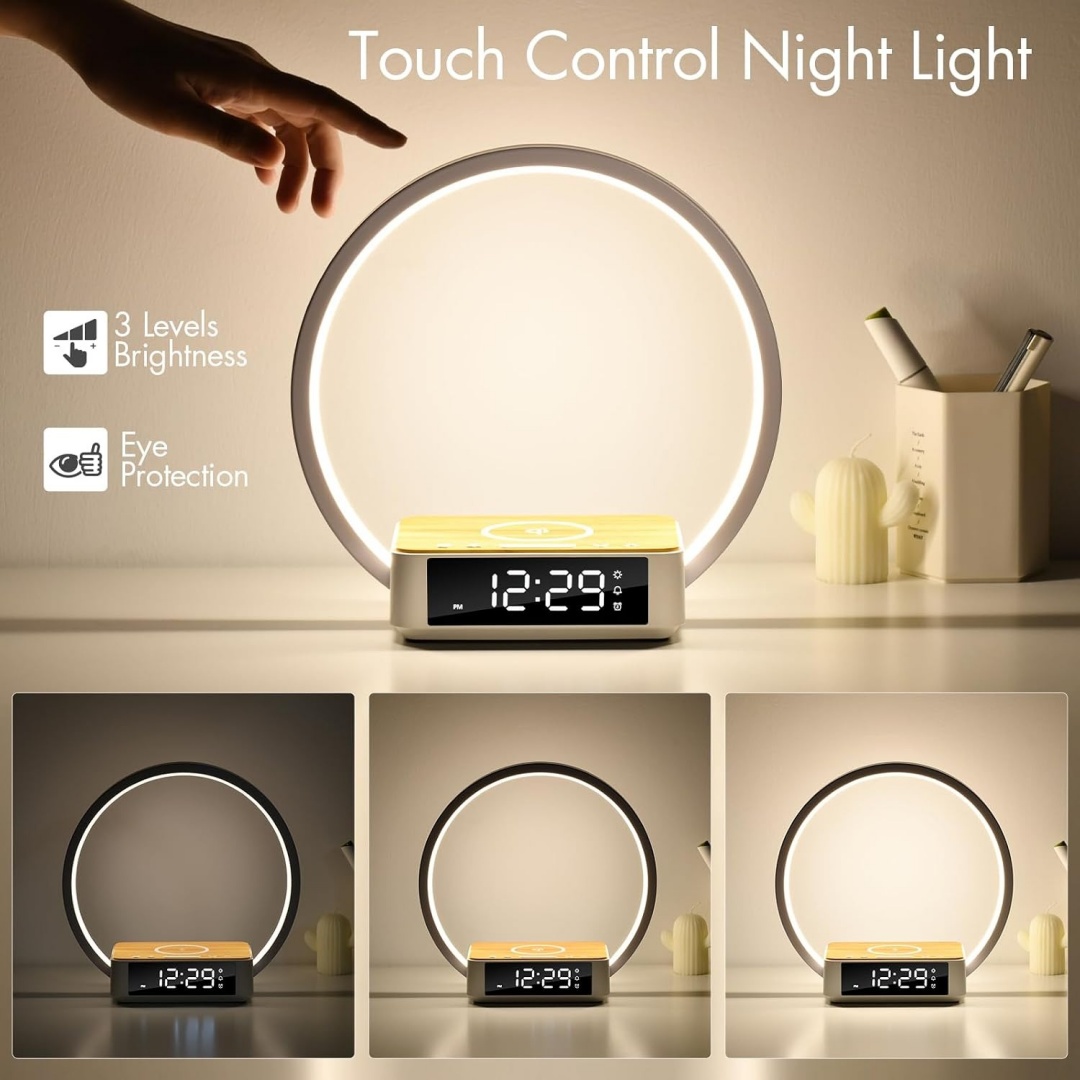 WILIT Touch Bedside Lamp with  - Wireless Charger 3 In 1 评论和价格