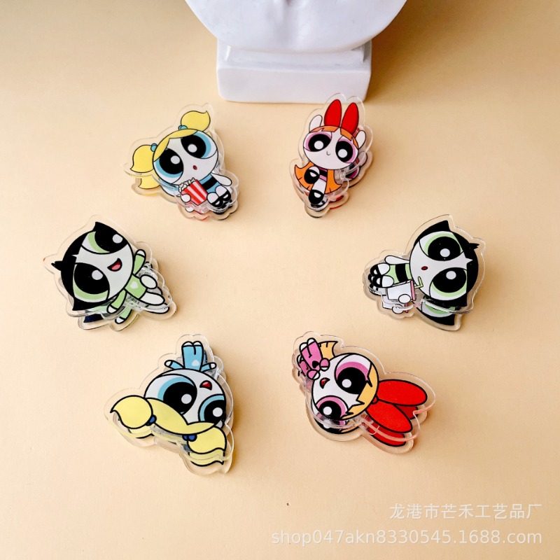 6PCS Kawaii The Powerpuffs Gir - Tech Accessories For Office 评论和价格