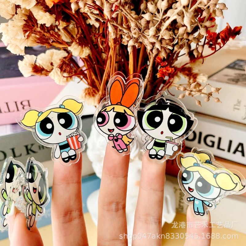 6PCS Kawaii The Powerpuffs Gir - Tech Accessories For Office 评论和价格