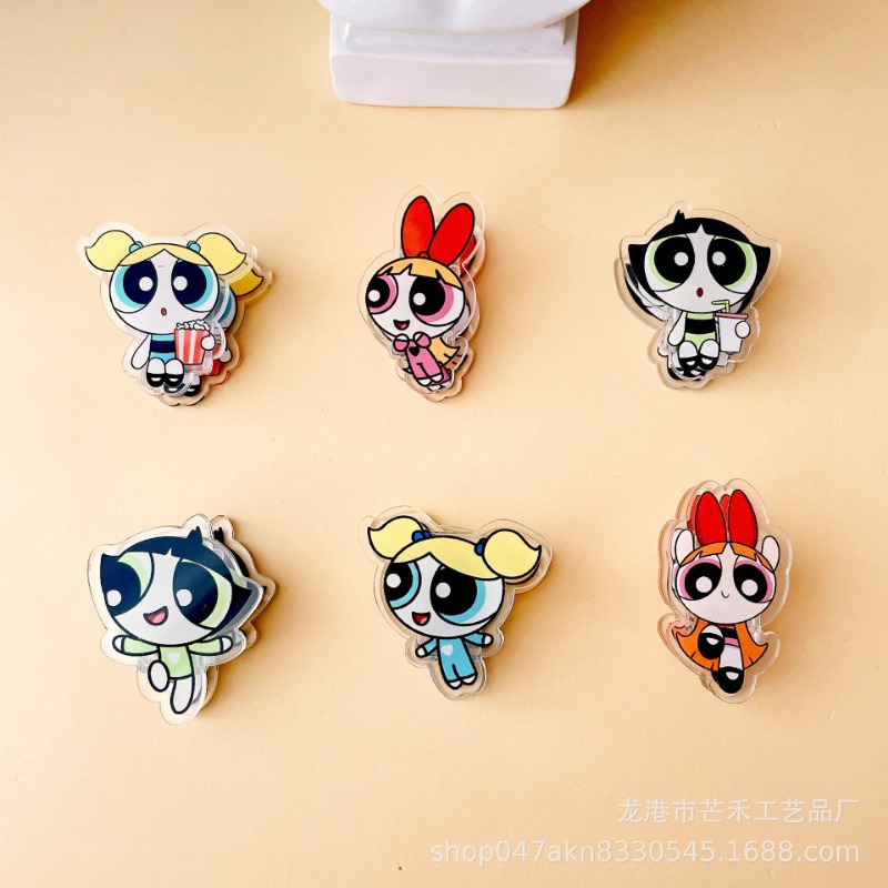 6PCS Kawaii The Powerpuffs Gir - Tech Accessories For Office 评论和价格