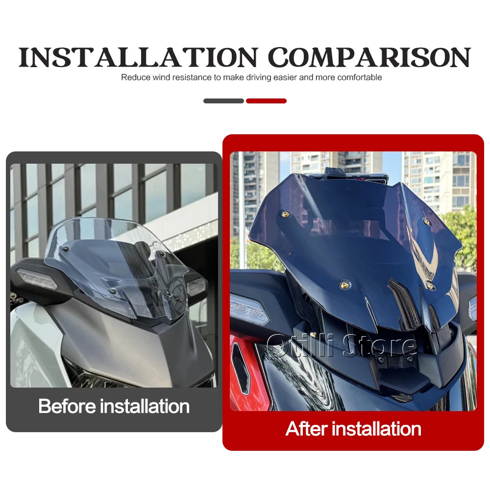 Windscreen For YAMAHA X-MAX 30 - X Tech Accessories 评论和价格
