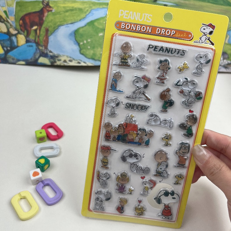 8Pcs Cute Snoopy Cartoon 3D Re - Tech Accessories For Office 评论和价格