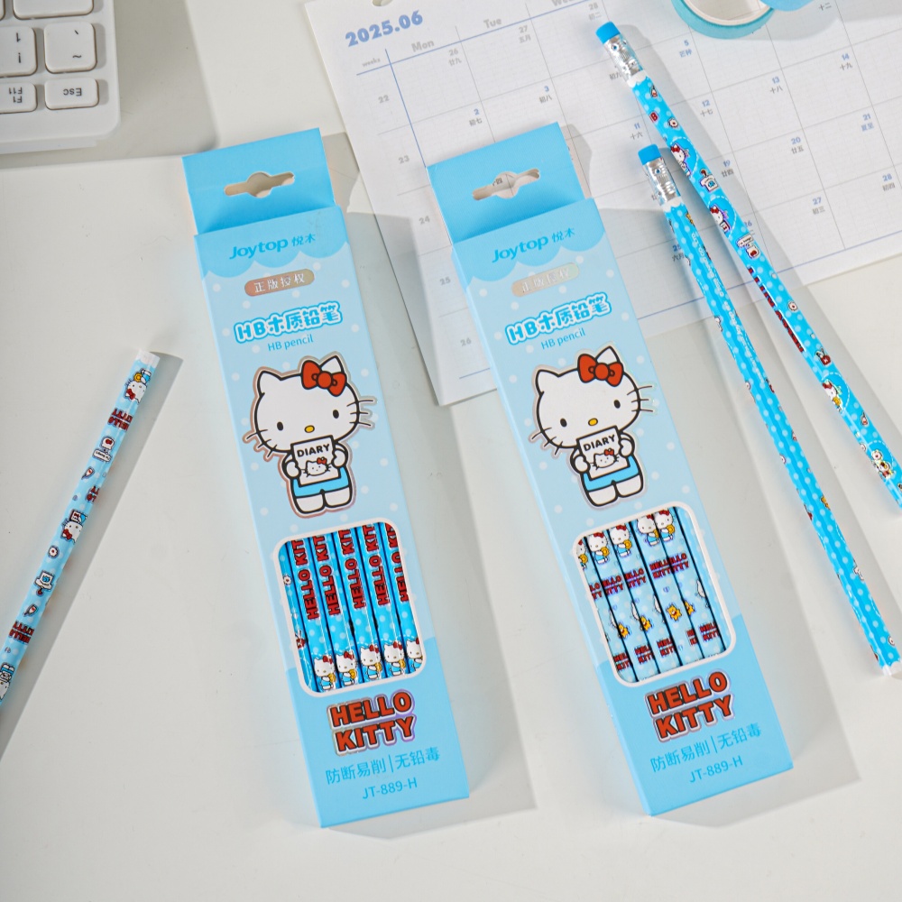 12Pcs Genuine Sanrio Hello Kit - Tech Accessories For Office 评论和价格