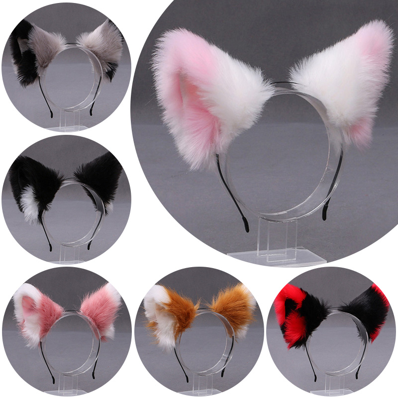 Fluffy Fox Cat Ear Plush Headb - Tech Hair Accessories 评论和价格