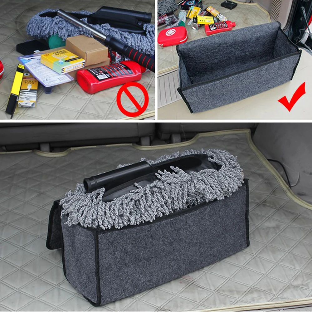 KKJOY Felt Car Trunk Organizer - Tech Accessories Bag 评论和价格