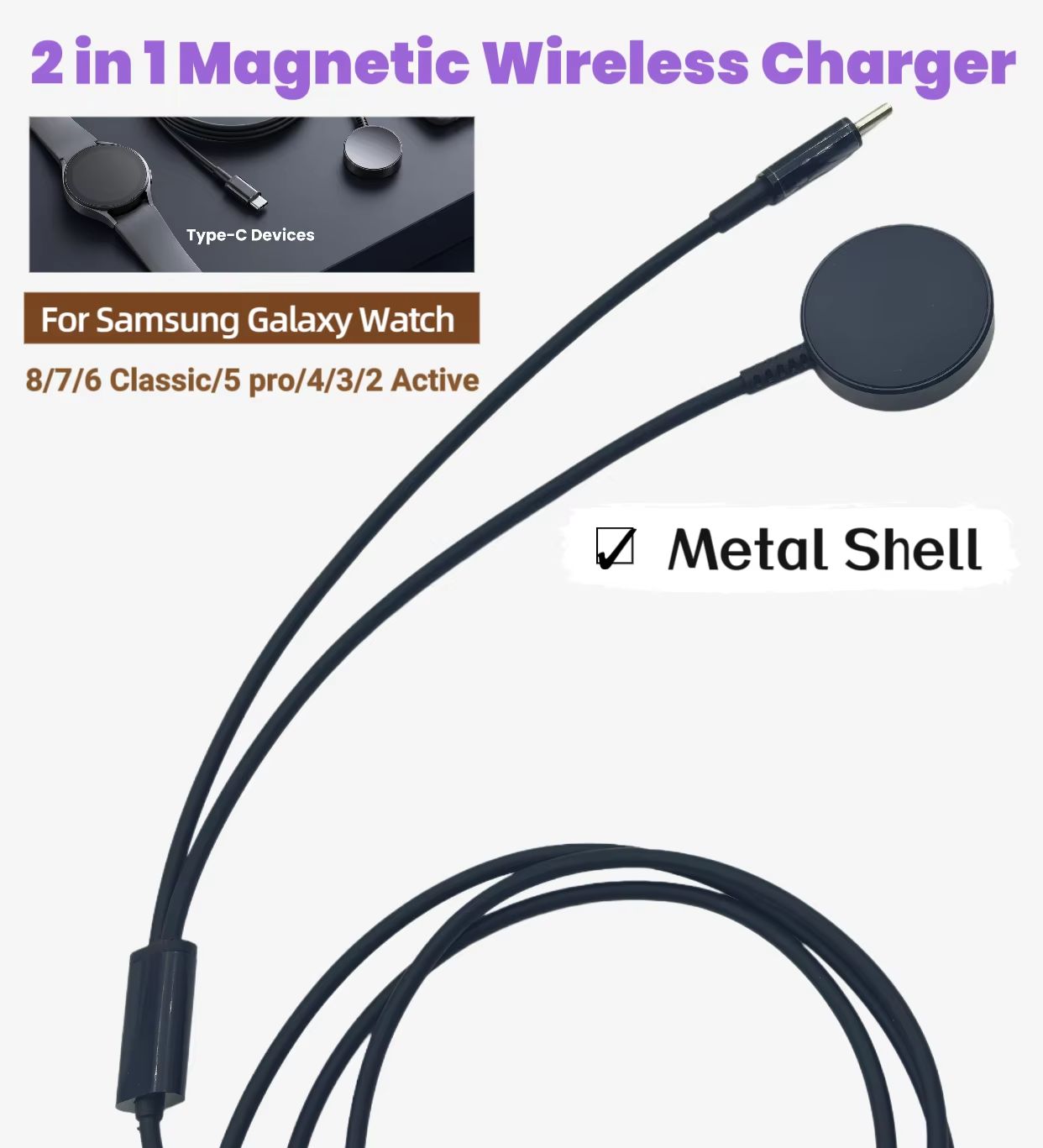 Type-C 2-in-1 Magnetic Wireles - Wireless Charger 3 In 1 评论和价格