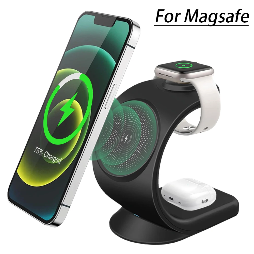 Magnetic Wireless Charger 3 in - Wireless Charger 3 In 1 评论和价格