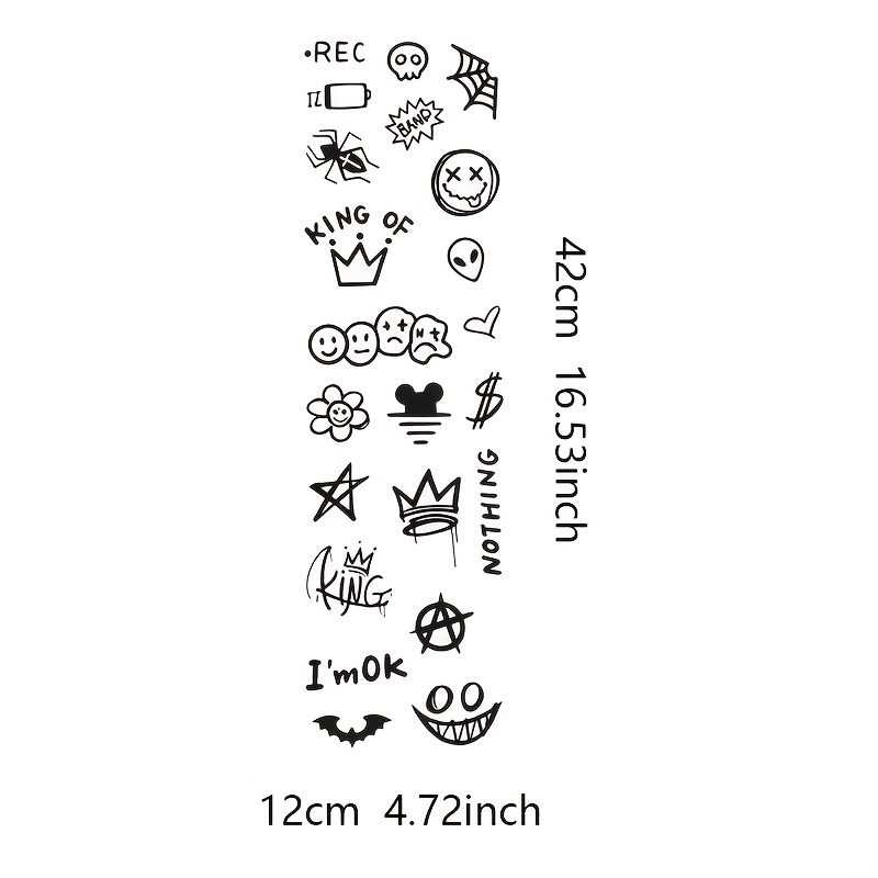 1set Graffiti Animation Simple - Tech Accessories Bag 评论和价格