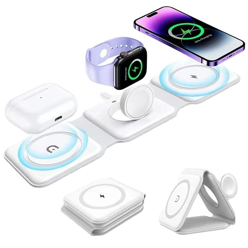 3-in-1 Magnetic Folding Wirele - Wireless Charger 3 In 1 评论和价格