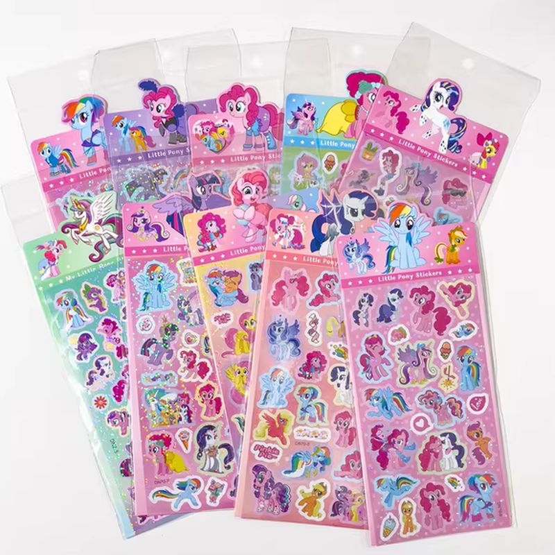 Little Pony Laser Sticker Set  - Tech Accessories For Office 评论和价格