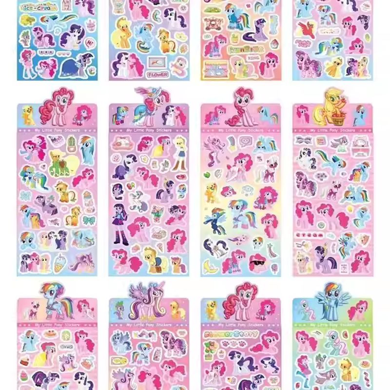 Little Pony Laser Sticker Set  - Tech Accessories For Office 评论和价格