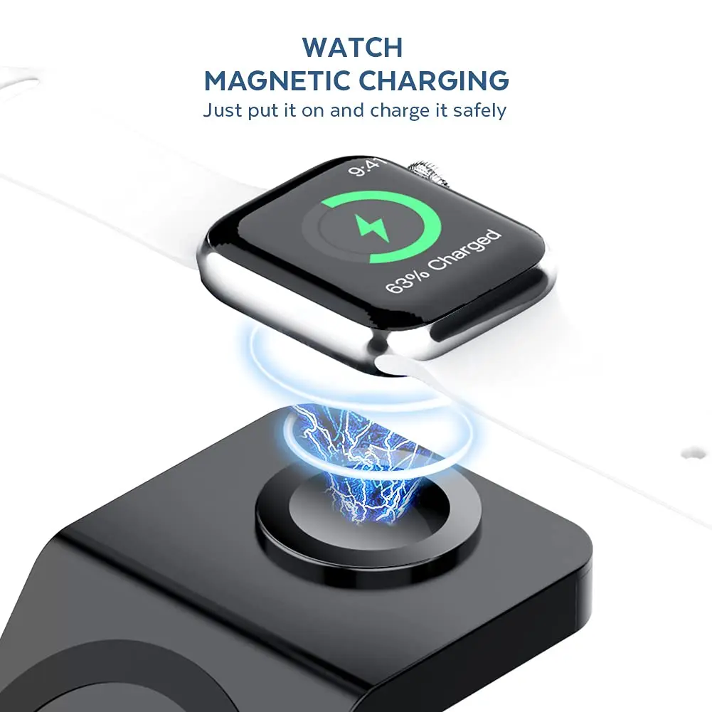 3 In 1 Wireless Charger Stand  - Wireless Charger 3 In 1 评论和价格