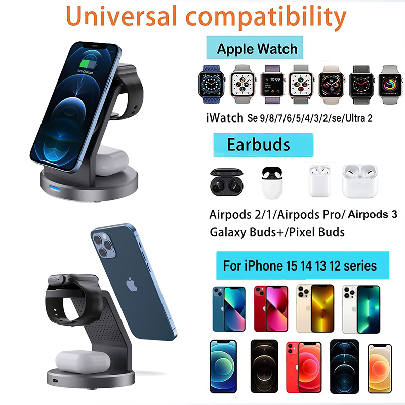 3 In 1 Wireless Charger Stand  - Wireless Charger 3 In 1 评论和价格