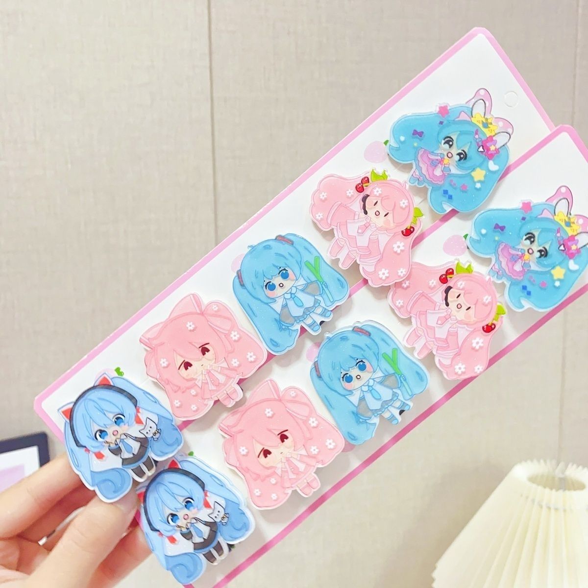 Hatsune Miku cartoon hair clip - Tech Hair Accessories 评论和价格