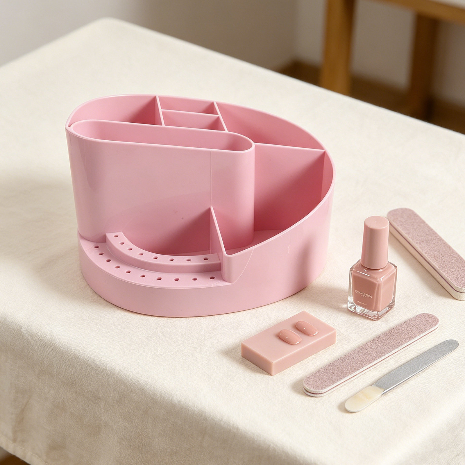 Nail Organizer Storage Box 7 C - Tech Accessories Desk 评论和价格