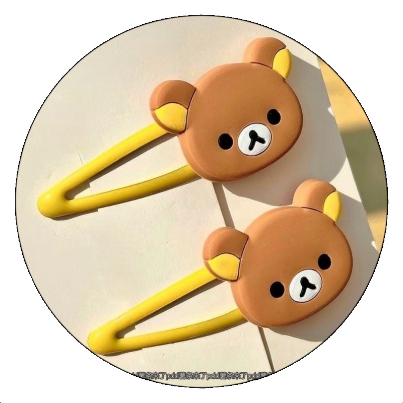 Cute Rilakkuma Cartoon Hair Cl - Tech Hair Accessories 评论和价格