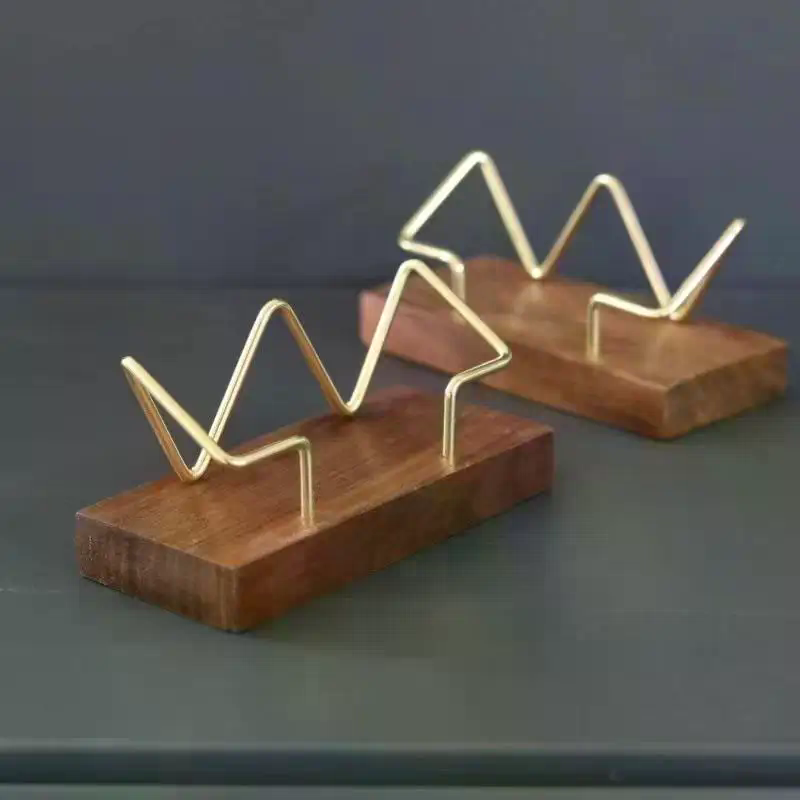 Wooden Business Card Holder Or - Tech Accessories For Office 评论和价格