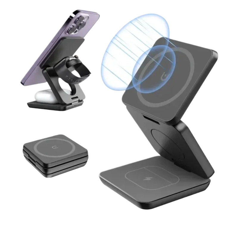 3 in 1 Foldable Magnetic Wirel - Wireless Charger 3 In 1 评论和价格