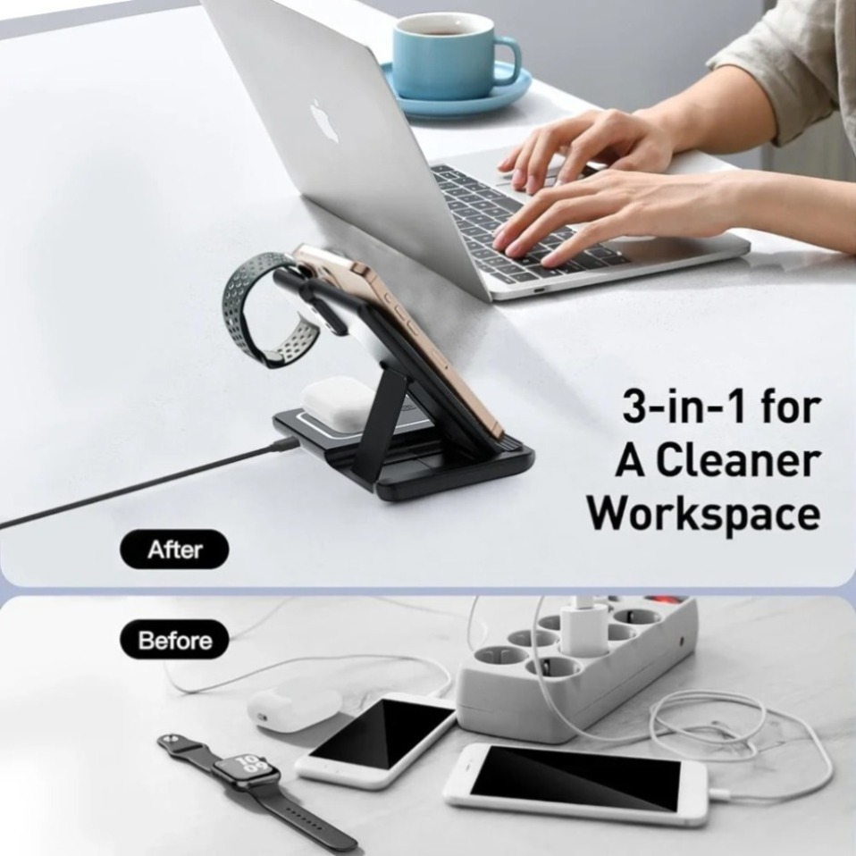 Night LED Light 3 In 1 Wireles - Wireless Charger 3 In 1 评论和价格