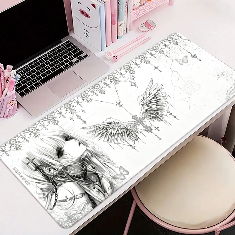 Leather Mousepad Black White A - Tech Accessories Desk 评论和价格