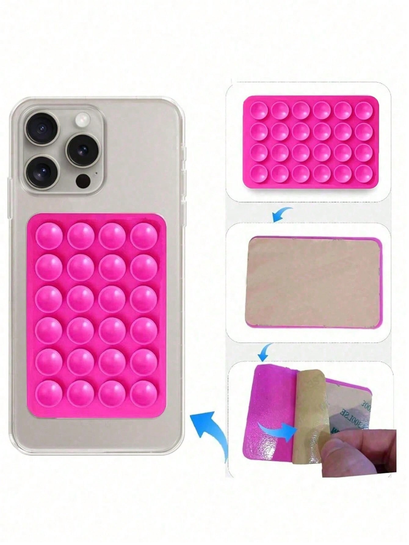 Silicone Suction Cup Square Ph - Tech Accessories Iphone 评论和价格