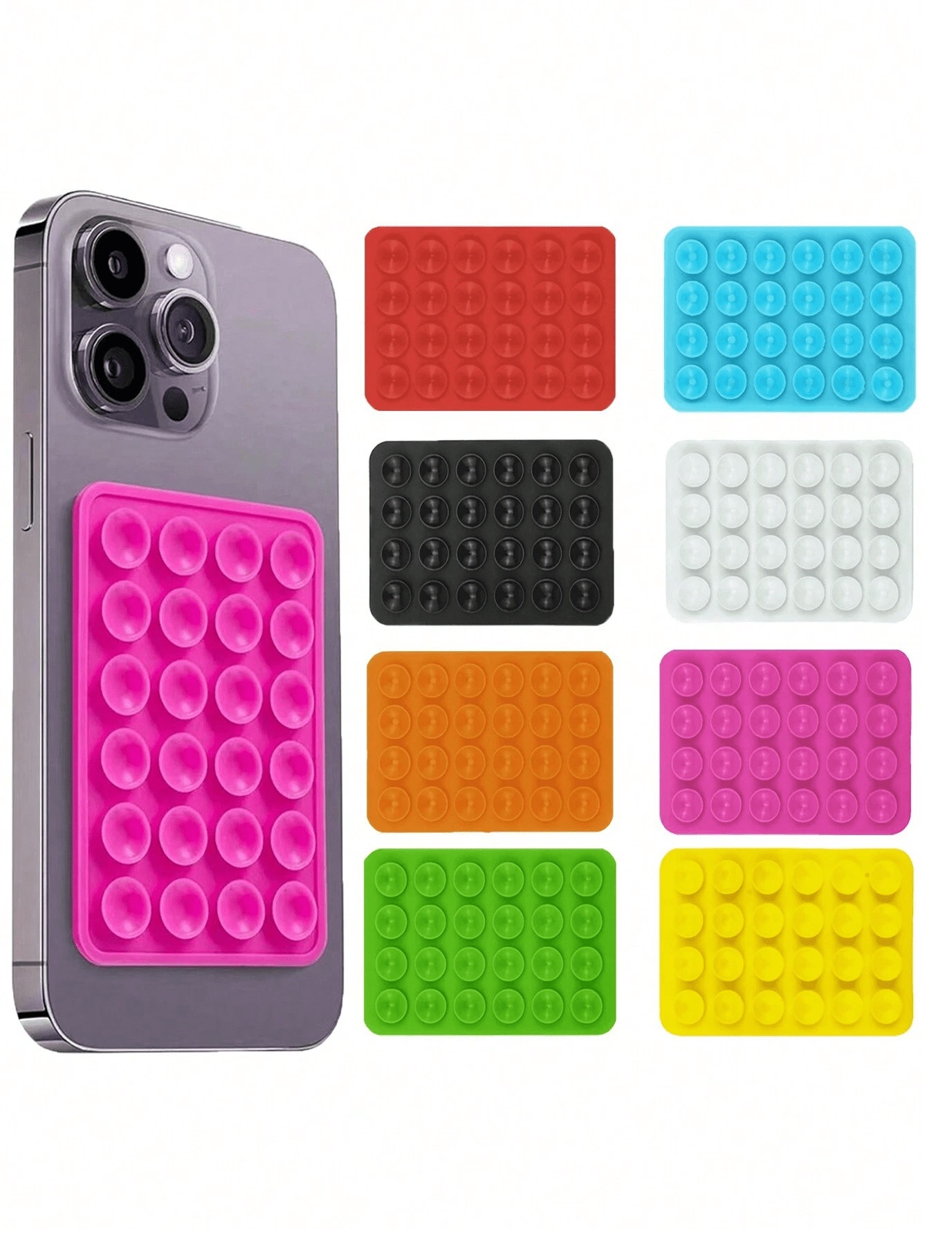 Silicone Suction Cup Square Ph - Tech Accessories Iphone 评论和价格